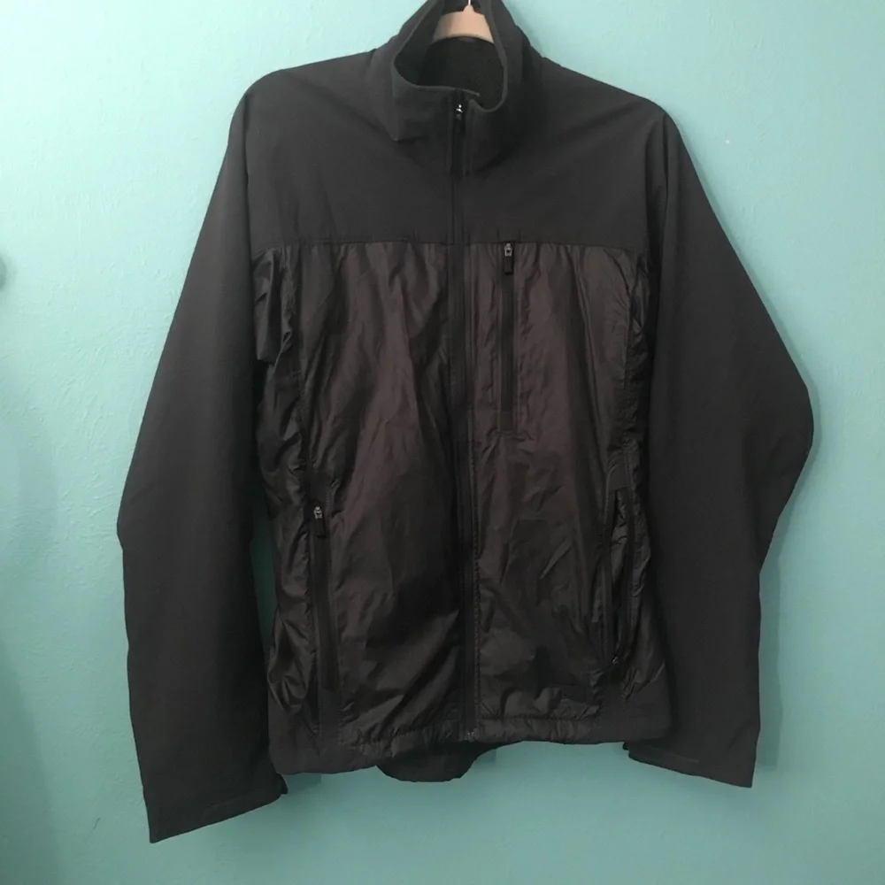 Black REI jacket.